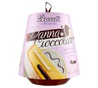 Bauli Pandoro Panna & Cioccolato Lot de 3 moules doux avec crème au chocolat et crème fouettée 750 g