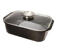 Baumalu 482660 rôtissoire avec couvercle en verre 40 x 25 cm Noir G