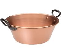 BAUMALU Bassine a confiture 26 cm cuivre 12/10eme anses fonte