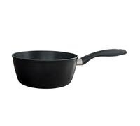 Baumalu, Casserole 20 cm EASY en aluminium forgé, intérieur revêtement anti-adhérent, extérieur noir, manche bakélite avec cache inox, compatible tous feux et induction