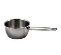 BAUMALU - Casserole Ligne Professionnelle - Acier Inoxydable Haut de Gamme - Bord Verseur - Tous Feux dont Induction - Triple Fond Diffuseur - Ø18cm