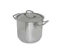BAUMALU - Casserole Ligne Professionnelle - Modèle 340647 - Acier Inoxydable - Tous Feux y compris Induction - Bord Verseur - Triple Fond Diffuseur - Ø24 cm - 9 L