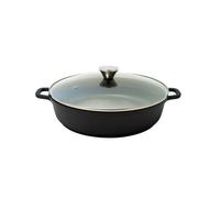 Baumalu Cocotte en fonte 384941 36 cm 6,5 L Noir