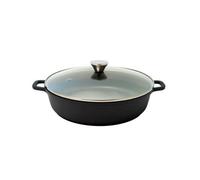 Baumalu Cocotte en fonte 384941 36 cm 6,5 L Noir