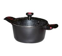 BAUMALU Faitout 26 cm avec couvercle - Granit Pro