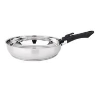 Baumalu - Lot De 2 Poêles Inox 24 Et 28 Cm + Poignée 341960