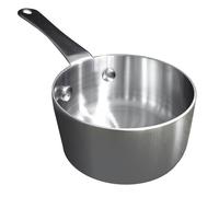 BAUMALU, Mini Casserole, inox, petite capacité, cuisson rapide, design ergonomique, compatible induction, taille mini, couleur inox