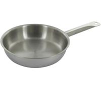 Poele A Frire Inox Baumalu - 28 Cm - Gris - Tous Feux Dont Induction