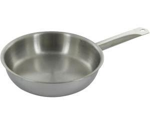BAUMALU - Poêle à Frire Ligne Professionnelle en Acier Haute Qualité - Chauffe Rapide - Manche Riveté - Idéale Viandes et Légumes - Tous Feux Dont Induction - Ø28 cm