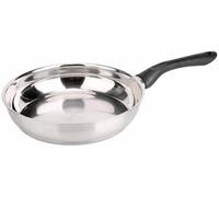 Baumalu, Poêle à frire Primo inox 20 cm, design antiadhésif, chaleur uniforme, poignée ergonomique, compatible induction, taille 20 cm, couleur inox