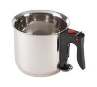 Baumalu - Saucière Bain-Marie Inox - Ø 16 cm - 1,5 Litres - Tous Feux | Acier inoxydable 18/10, double paroi et graduation interne ; parfaite pour sauces et chocolat fondu, tous feux dont induction