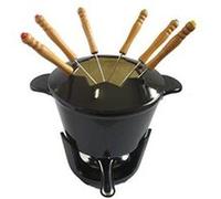 Service À Fondue Bourguignonne Caquelon Noir 17cm* - 71747