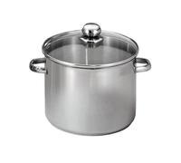 Baumalu Marmite traiteur inox Ø32 cm 19L – Couvercle verre, triple fond diffuseur, induction