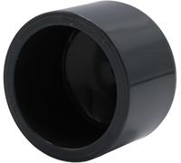 Baumaxxe Bouchon PVC-U à coller I Embout pression pour tuyau PVC 20 mm I Raccord d’obturation étanche I Piscine aquarium étang évacuation arrosage I bm250