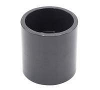 Baumaxxe Manchon PVC-U à coller avec butée interne PN16 I 63 mm I 2 pouce gris I raccord droit pour tube pression piscine arrosage bassin aquariophilie I bm042