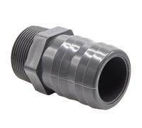 Baumaxxe Raccord cannelé PVC 50 mm x 1 1/2" - bm028
