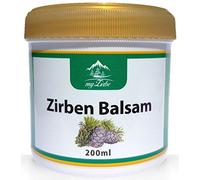 Baume 200 ml avec huile de pin cembro autrichien pour la nuque, les muscles, les articulations et l'apaisement des rhumes