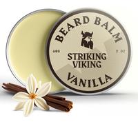 Baume À Barbe Pour Hommes - Conditionneur À Barbe Sans Rinçage Avec Beurre De Karité, Huiles D'argan Et De Jojoba - Lisse, Hydrate Et Adoucit Les Poils Du Visage Grossiers Et Secs. (Vanille)