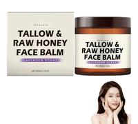 Baume à la graisse de bœuf et au miel, crème pour le visage à la graisse de bœuf, crème hydratante naturelle pour le visage au miel organique pour peaux sèches, crème hydratante naturelle, convient