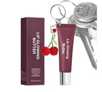 Baume à lèvres - Baume à lèvres teinté avec soin hydratant et porte-clés - 10 ml - Baume à lèvres durable - Pour utilisation quotidienne, voyage, bureau, trajets - Pour femmes, petite amie, épouse