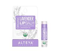 Baume à lèvres biologique Alteya à l'huile essentielle de lavande bulgare 4,5 g - Baume à lèvres réparateur naturel purement biologique certifié USDA Organic