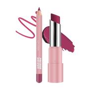 Baume À Lèvres Coloré | Contour Waterproof Résistant,Nourrissant et Galbant Non Collant Mat pour Jeunes Femmes Nuit et Froid Hivernal