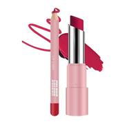 Baume À Lèvres Coloré - Rouge À Lèvres Hydratant Résistant À L'Eau - Nourrissant et Galbant Non Collant Mat pour Jeunes Femmes Nuit et Froid Hivernal