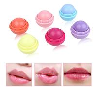 Baume à lèvres de boule de 6 pièces, soin hydratant à base de plantes naturel pour les lèvres de baume à lèvres