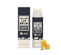 Baume à lèvres de Suif de Boeuf,Lip Balm,Baume a levre Hydratant à la Cire d'abeille et à la Vitamine E,Convient Pour La Peau Sèche,Vieillissant,Hydratant,Pour Tous Les Types De Peau 5 g (1pc)