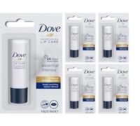 Baume À Lèvres | Dove Nourishing Lipcare 4,8g | Essential Intensiv | Rouge À Lèvres | UN PAQUET DE 4