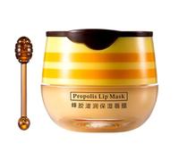 Baume À Lèvres- Honey Lip Baļm- Masque Hydratant Lipp, Strawberry Bâlm Lìp, Crème Adoucissante Pour Les Lèvres| Pour Femmes Hommes Beauté Jour Nuit Quotidienne Maison Voyage Hiver Temps Sec Protection