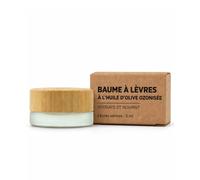 Baume à lèvres hydratant à l’huile d’olive ozonisée pour lèvres sèches 5 ml | Soin des lèvres sèches et gercées à l’huile d’olive vierge extra ozonisée avec beurre de cacao et de karité en pot de verre