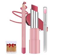 Baume à LèVres Hydratant à L'Acide Hyaluronique,Baume à LèVres Longue Tenue Avec Crayon à LèVres,SéRum Multi-Usages Pour LèVres, Hydratant Longue DuréE 24 H, Lisse Et Brillant (E-05#, taille)