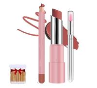 Baume à LèVres Hydratant à L'Acide Hyaluronique,Baume à LèVres Longue Tenue Avec Crayon à LèVres,SéRum Multi-Usages Pour LèVres, Hydratant Longue DuréE 24 H, Lisse Et Brillant (A-01#, taille)