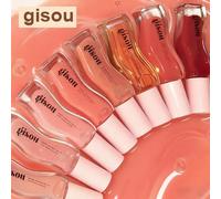 Baume à lèvres hydratant Gisou Glazed Plum, Huile à lèvres, Soin des lèvres, Effet repulpant, Exfoliant, Gloss repulpant