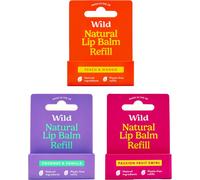 Baume À Lèvres Naturel Rechargeable-Lot De 3 Recharges De Baume À Lèvres Aux Parfums Différents-Peach & Mango,Coconut & Vanilla Et Passionfruit-Sans Cire D'abeille