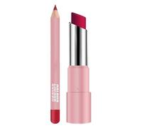 Baume À Lèvres Nourrissant, Rouge À Lèvres Mat Européen Et Américain Un Ensemble Complet De Deux En Un Ensemble De Lipstick À Lèvres En Velours De Pâte De Pâte Nude En Velours, Hydratant À Lèvres - Éc
