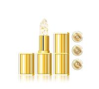 Baume à lèvres Or Naturel - Un rouge à lèvres hydratant et changeant de couleur, aux ingrédients à base de carotte et d'avocat, waterproof, pour des lèvres d'un rose luxueux.