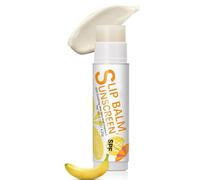 Baume à Lèvres Protection Solaire SPF30 - Baumes à Lèvres Protecteurs à Saveur De Fruits, Protection, Hydratation et Régénération des Lèvres (Banana)
