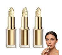 Baume à Lèvres Réactif au pH, Soin Hydratant Teinté Rose, Tenue San (3 pc) | hydratante sans transfert, effet rose brillant, soin léger pour lèvres sèches et mûres，Rouge à Lèvres Transparent Changeant