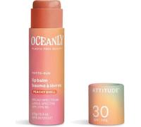 Baume à lèvres SPF 30, Peachy Shell avec Zinc Oxydé, Oceanly-Phyto-Sun, ATTITUDE