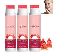 Baume à lèvres teinté pastèque, baume à lèvres teinté à la nicotinamide, nutrition longue durée, soin hydratant des lèvres, non collant, naturel