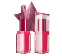 Baume à rouge à lèvres hydratant, rouge à lèvres étanche des paillettes, cosmétiques durables, application facile, finition scintillante, 2,6 g, pour les fêtes et occasions spéciales