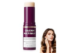 Baume anti-âge au calcium, bâton réparateur de rides au collagène, baume hydratant en profondeur et raffermissant pour les yeux, le cou et le visage (1PCS)