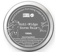 Baume Anti-Moucherons Cheval 100ml, Protection Naturelle avec Karité, Cire d'Abeille, Coco, Colza, Ricin et Neem, Citronnelle, Lavande et Géranium