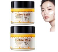 Baume au suif et au miel, crème hydratante raffermissante pour le visage au suif, baume au suif antirides, hydratant pour tout le corps, crème raffermissante pour la peau du visage (2 pièce)