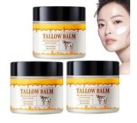 Baume au suif et au miel, crème hydratante raffermissante pour le visage au suif, baume au suif antirides, hydratant pour tout le corps, crème raffermissante pour la peau du visage (3 pièce)