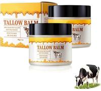 Baume au suif et au miel, hydratant corps pour le visage, les mains et les jambes, crème corps nourrissante et lissante, convient à tous les types de peau