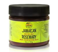 Baume capillaire fortifiant - 60 ml | Mélange puissant avec de l'huile de ricin et du romarin pour des cheveux forts, épais et longs | Beaux cheveux par Jamaican Amber