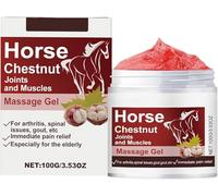Baume chauffant extra fort pour chevaux - 100 g, gel de massage musculaire, baume doux pour soulager les douleurs du dos, des poignets et des genoux